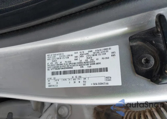 1FT7W2BT9KED09942: 43417968