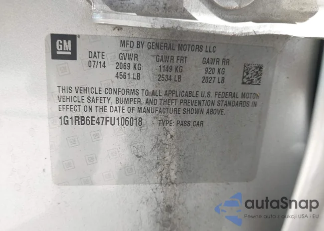 1G1RB6E47FU106018: 43417977