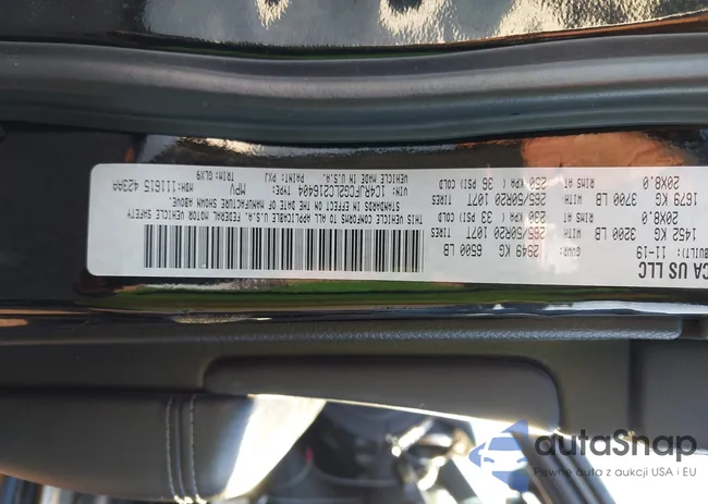 1C4RJFCG2LC216404: 43418069