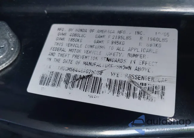 1HGCM56446A028056: 43418104