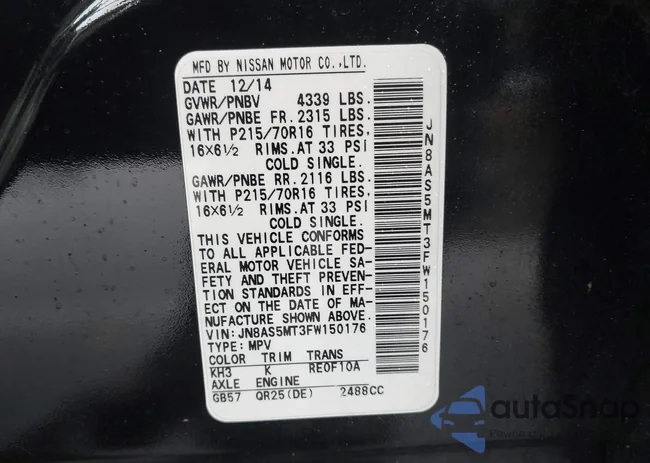 JN8AS5MT3FW150176: 43417261