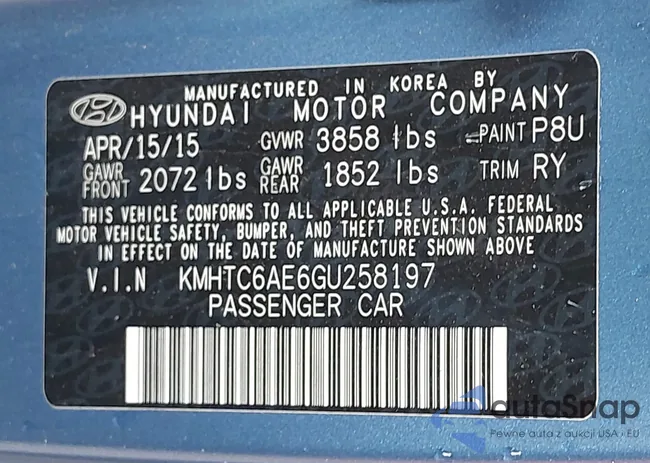 KMHTC6AE6GU258197: 43417298