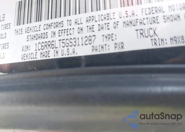 1C6RR6LT5GS311287: 43417409