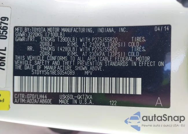 5TDYY5G18ES054089: 43418588