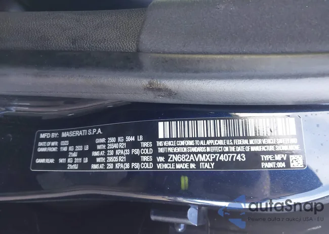 ZN682AVMXP7407743: 43418727