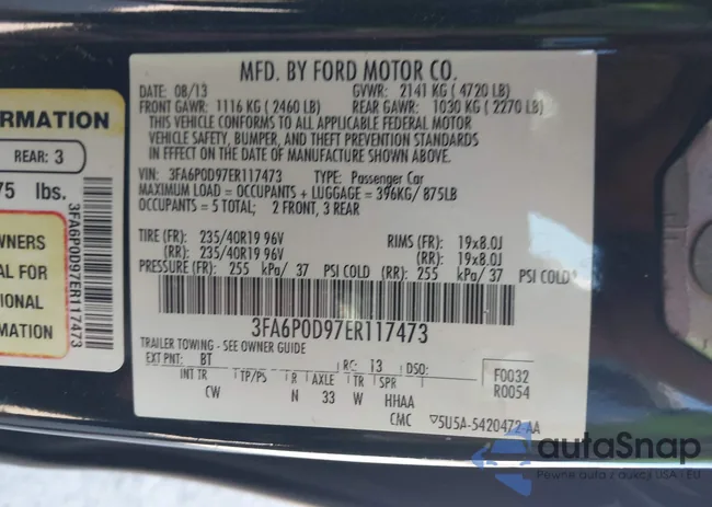 3FA6P0D97ER117473: 43418807