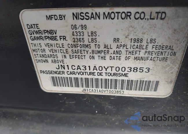 JN1CA31A0YT003853: 43418811
