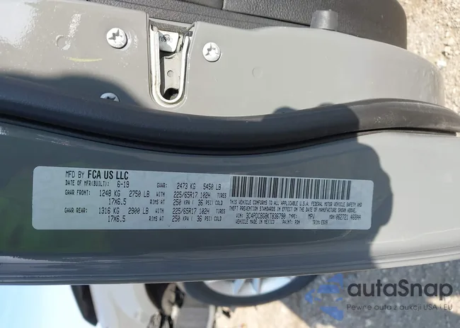 3C4PDCBG8KT836790: 43419036