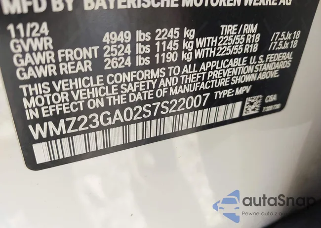 WMZ23GA02S7S22007: 43419156
