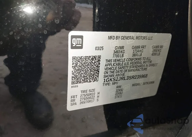 1GKS2JRL3SR235968: 43418205