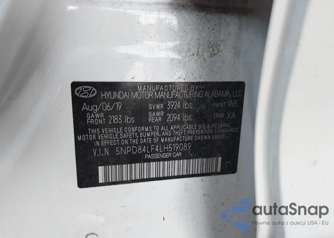 5NPD84LF4LH519089: 43418208