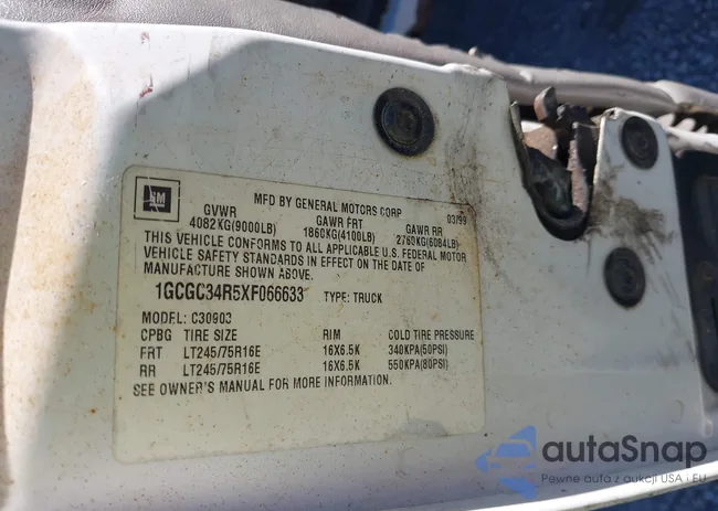 1GCGC34R5XF066633: 43418332