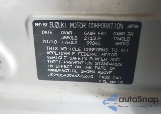 JS2YB5A39A6302670: 43418413