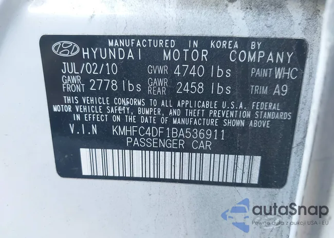 KMHFC4DF1BA536911: 43418538