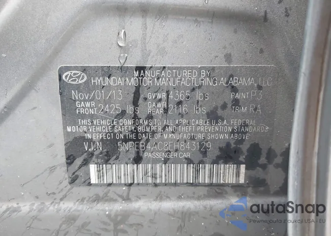 5NPEB4AC8EH843129: 43419632