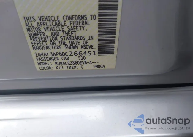 1N4AL3AP8DC266451: 43419635