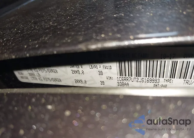 1C6RR7UT2JS169993: 43419789