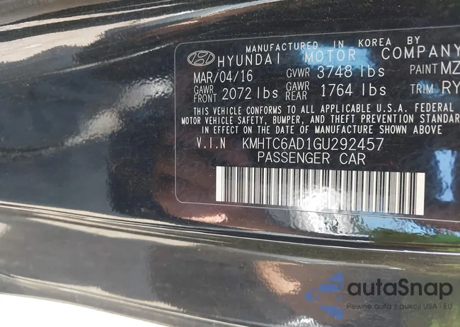 KMHTC6AD1GU292457: 43419828