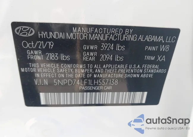 5NPD74LF1LH557138: 43419392