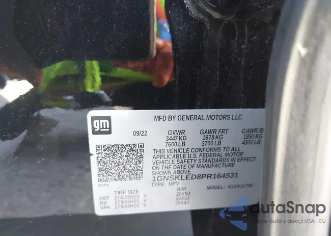 1GNSKLED8PR164531: 43420804