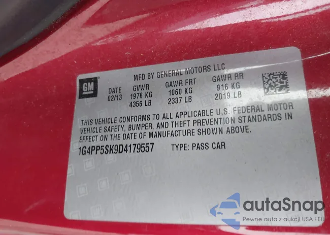 1G4PP5SK9D4179557: 43420309