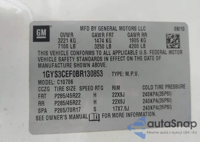 1GYS3CEF0BR130853: 43420315