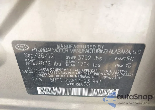 5NPDH4AE1DH231994: 43422067