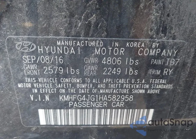 KMHFG4JG1HA582958: 43422071