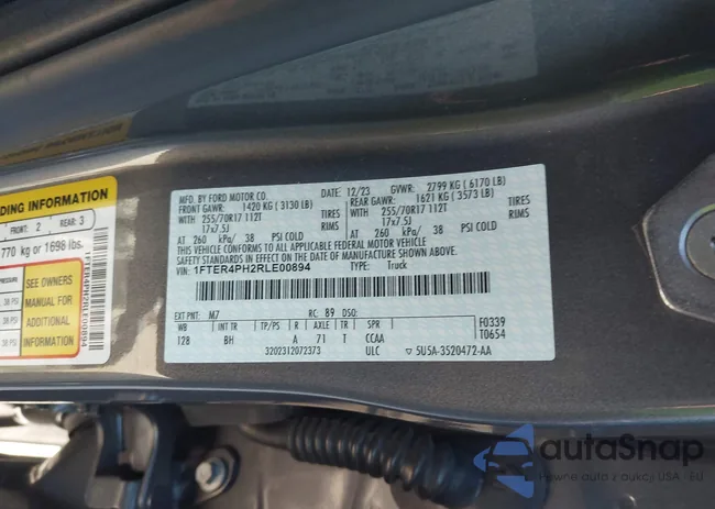 1FTER4PH2RLE00894: 43422745