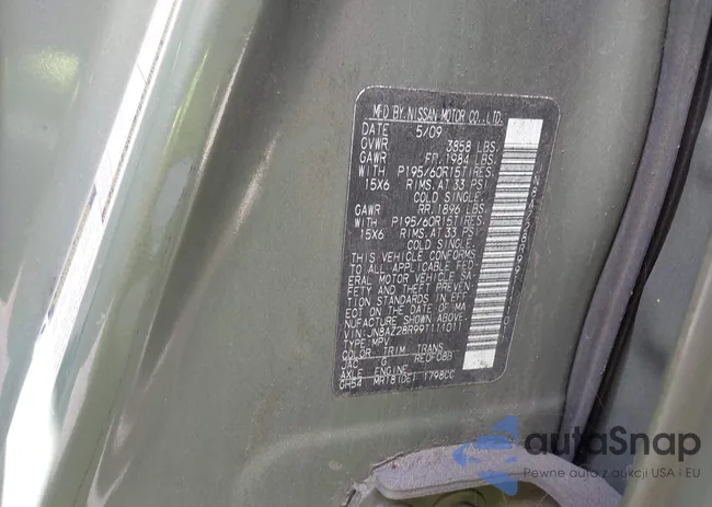 JN8AZ28R99T111011: 43422747