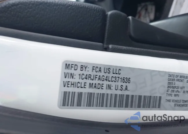 1C4RJFAG4LC371636: 43422803