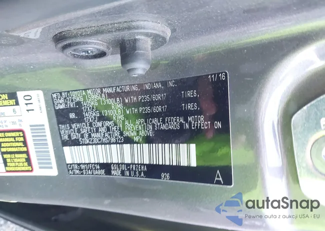 5TDKZ3DC7HS798123: 43422870