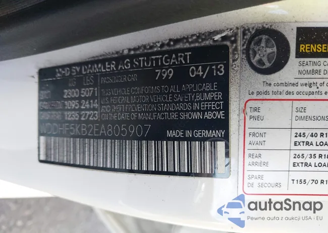 WDDHF5KB2EA805907: 43422878