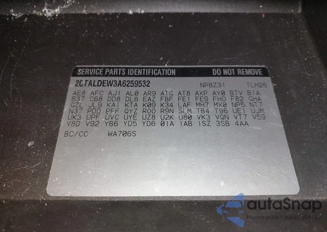 2CTALDEW3A6259532: 43422910