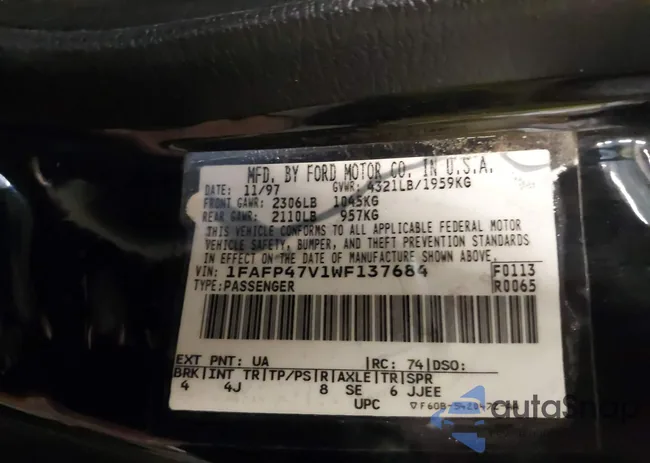 1FAFP47V1WF137684: 43423055