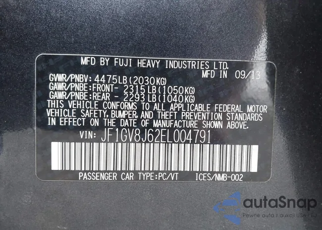 JF1GV8J62EL004791: 43423107