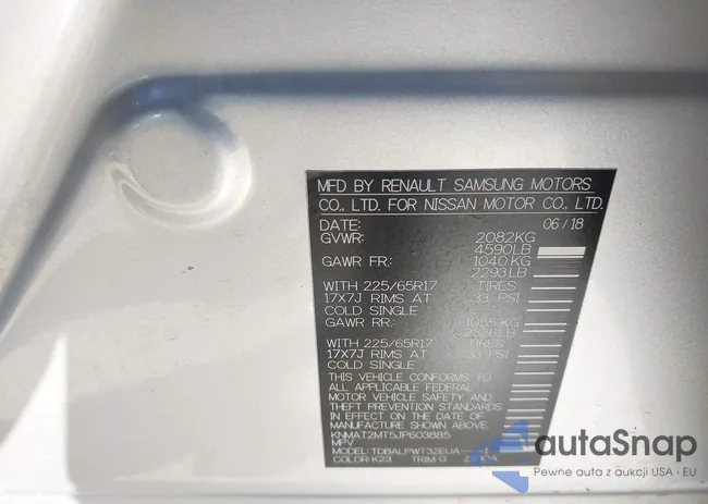 KNMAT2MT5JP603885: 43423154