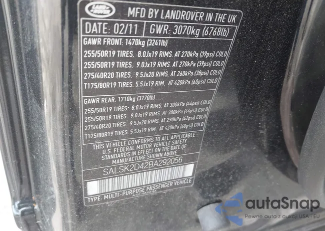 SALSK2D42BA292056: 43423169