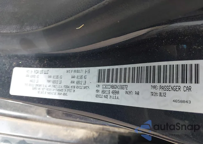 1C3CCCAB6GN188272: 43423586