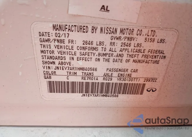 JN1EV7AR1HM840566: 43423737