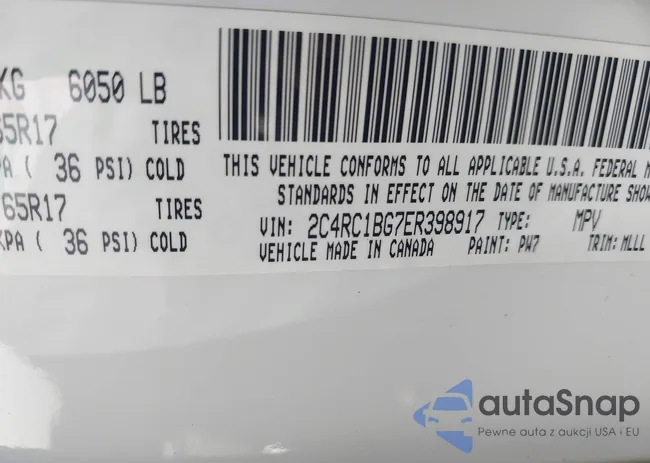 2C4RC1BG7ER398917: 43423815