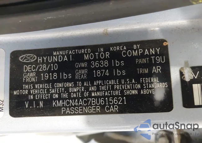 KMHCN4AC7BU615621: 43424062