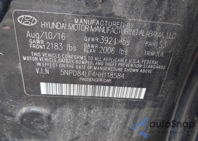 5NPD84LF4HH118584: 43424076