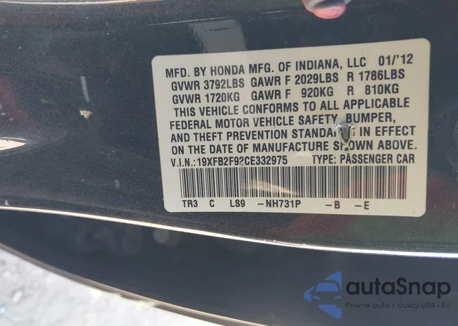 19XFB2F92CE332975: 43424087