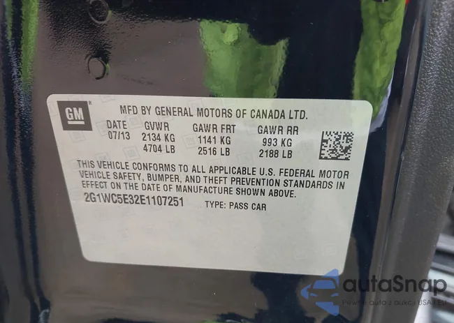 2G1WC5E32E1107251: 43424096