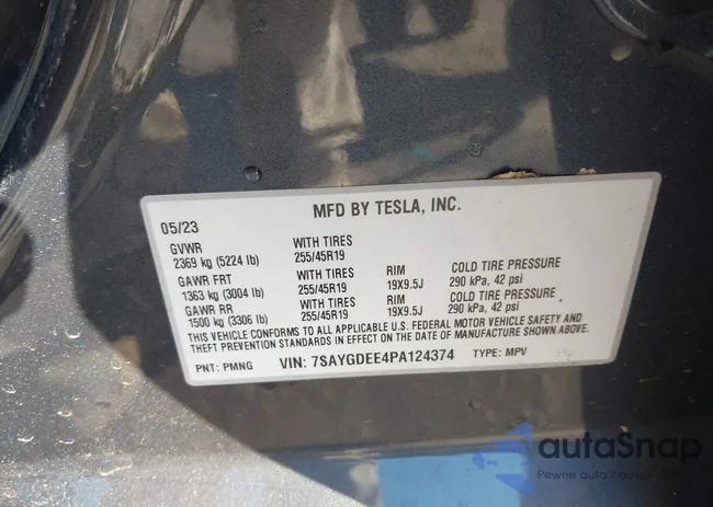 7SAYGDEE4PA124374: 43424118