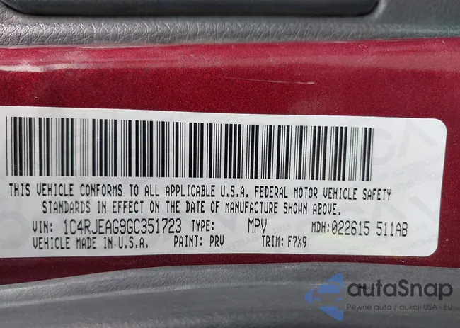 1C4RJEAG9GC351723: 43423215