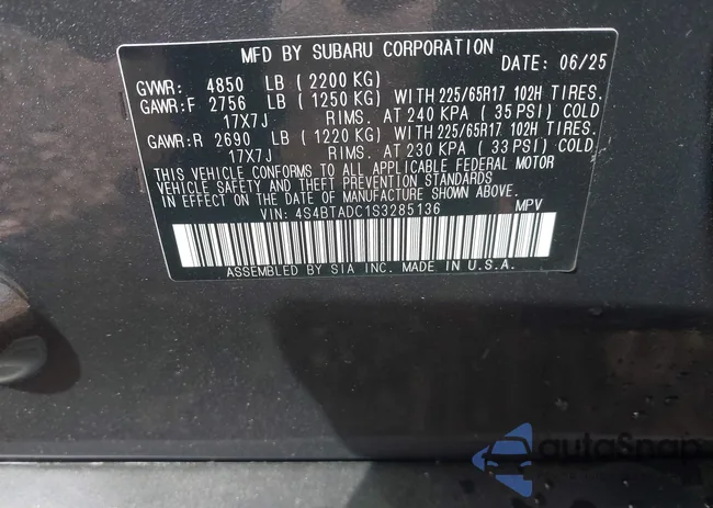 4S4BTADC1S3285136: 43424731