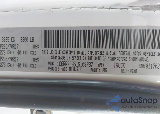 1C6RR7FG5LS108737: 43424847