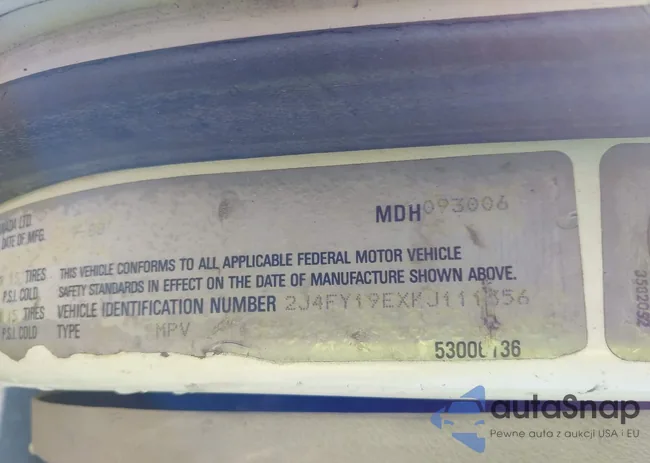 2J4FY19EXKJ111356: 43424277